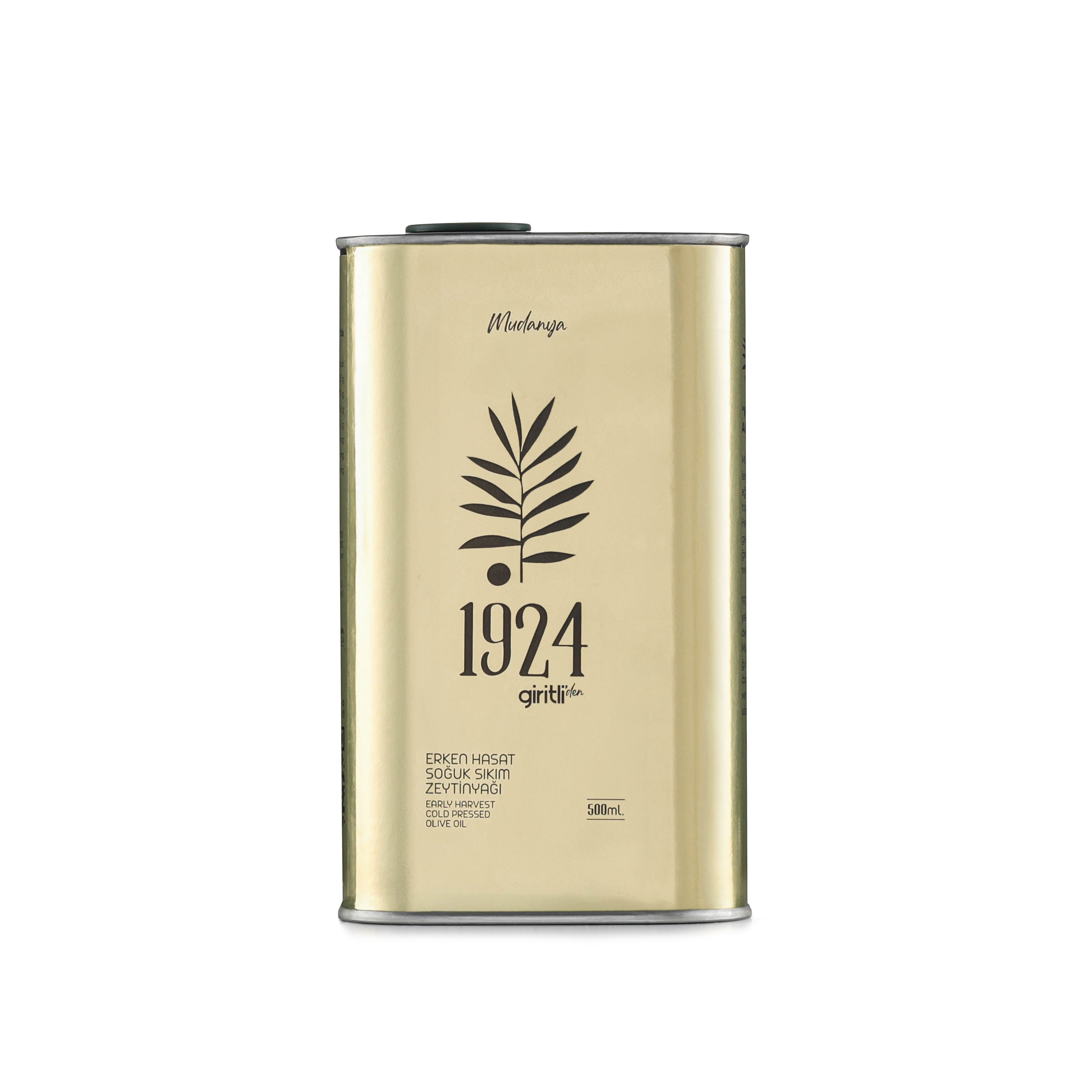 SET 6: 750 ml (Special Glass Bottle) + 500 ml (Tin Package) Premium Olive Oil