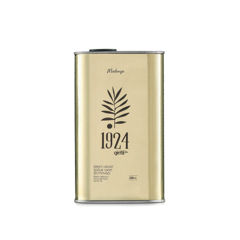 SET 6: 750 ml (Special Glass Bottle) + 500 ml (Tin Package) Premium Olive Oil