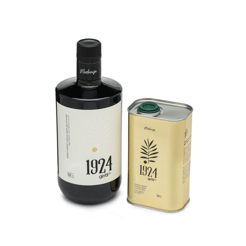 SET 6: 750 ml (Özel Cam Şişe) + 500 ml (Teneke Ambalaj) Premium Zeytinyağı