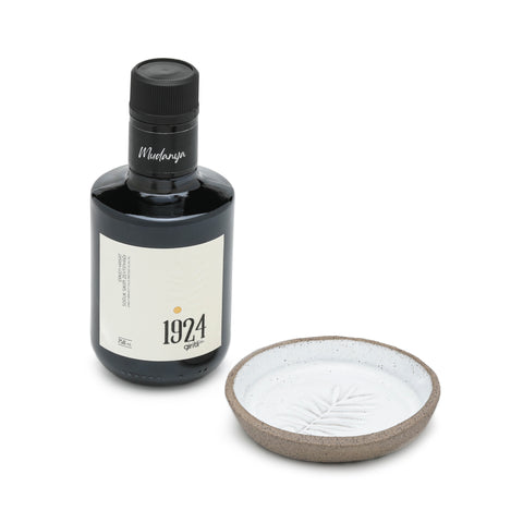 SET 1: 250 ml Premium Zeytinyağı + Stoneware Tadım Tabağı